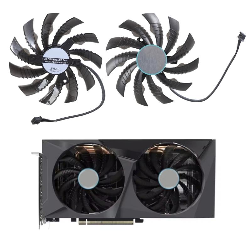 95MM 4-контактный вентилятор GPU PLD10010S12HH Для видеокарты 3060TI 3050 Эффективное рассеивание тепла PLD10010S12H