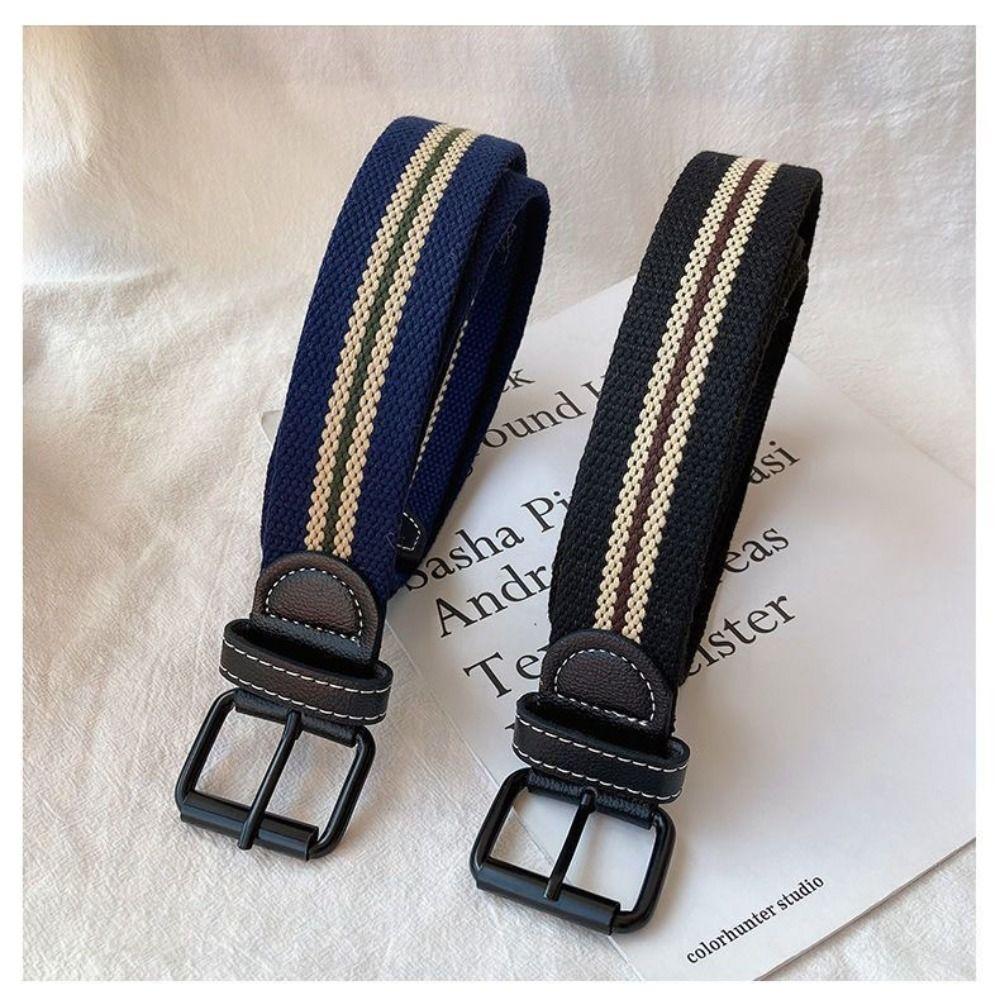 Модные ремни с пряжкой из сплава, дышащий плетеный пояс, нейлоновый холщовый ремень для занятий спортом на открытом воздухе