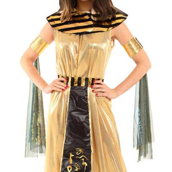 Костюм королевы Клеопатры для девочек, детский, платье Древнего Египта, аксессуар для косплея на Хэллоуин, для маскарадных вечеринок