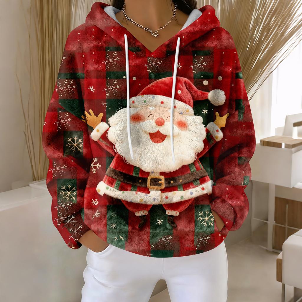 Hoodies For Women Oversized Winter Plush Cute Sweatshirts Pullover Trendy Fall Winter Clothes