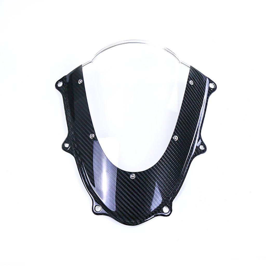 3K Carbon Fiber Front Windshield Plate for Suzuki GSXR1000 2017+ Motorcycle Accessories
