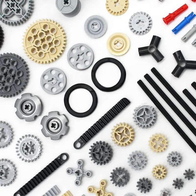 116 ШТ. MOC Набор Технических Деталей Pin Liftarm Кирпичики Соединитель Оси Шестерня 40 Зубов Строительные Блоки Совместимые Технические Игрушки