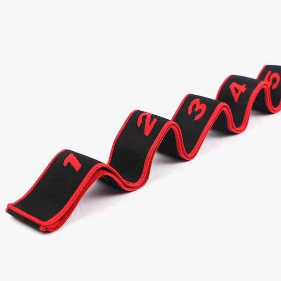 Ремешок для упражнений, растягивающий ремень для йоги, износостойкий многопетлевой дизайн, физиотерапевтический растягивающий ремень, оборудование для упражнений на ноги