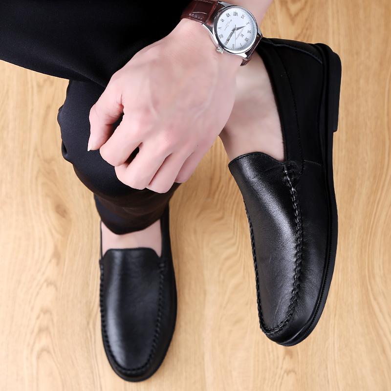 Italian Leather Mens Shoes Casual Luxury Summer New Men Loafers Driving Moccasins Male Comfortable Light Slip On Boat Shoes Man