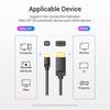 Vention Mini DisplayPort To HDMI Cable 4K HD Thunderbolt 2 HDMI Cable Converter for TV MacBook Air 13 iMac Mini DP To HDMI Cable