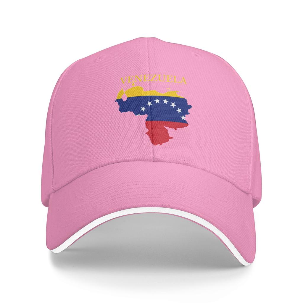 Unisex Venezuela Map Flag Venezuelan Outdoor Hat Sun Cap Casual Baseball Cap Golf Sunshade