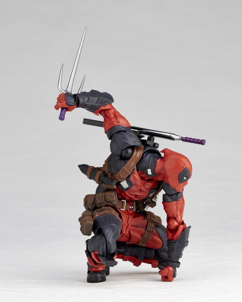 Kaiyodo Revoltech Amazing Yamaguchi Deadpool Ver.2.5 Height Approx. 170mm Non-scale PVC & ABS Painted Movable Figure