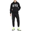 Nike Клубная мода Универсальная Повседневная Толстовка с капюшоном из флиса Мужские Худи Черный Белый FZ0872-010