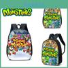 Мультяшный рюкзак My Singing Monsters для детей, вместимость 20 л
