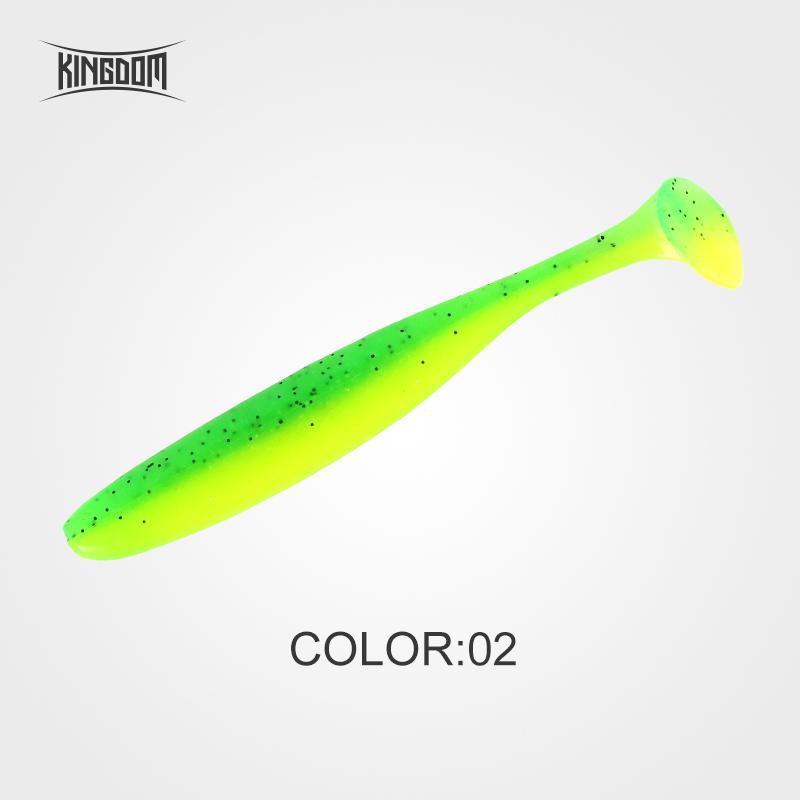 Kingdom Мягкие приманки для рыбалки с яркими червями, 72 мм 100 мм, искусственные рыболовные приманки, джиг-приманки для плавания, Т-образные рыболовные снасти, рыболовные приманки