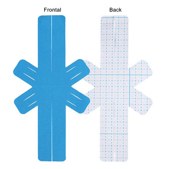 Предварительно нарезанная кинезиологическая лента, хлопковая спортивная лента, водонепроницаемая эластичная кинетическая лента для облегчения боли, поддержки мышц, восстановления после травм