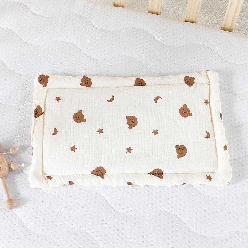 Детская многофункциональная подушка из чистого хлопка, дышащая, легкая, впитывающая пот, подходит для домашнего использования, детского сада и путешествий.