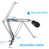SUNMON Seiren Mini Boom Arm Microphone Stand with Pop Filter, Adjustable Suspension Boom Scissor Arm Stand with Pop Filter for Razer Seiren Mini USB S