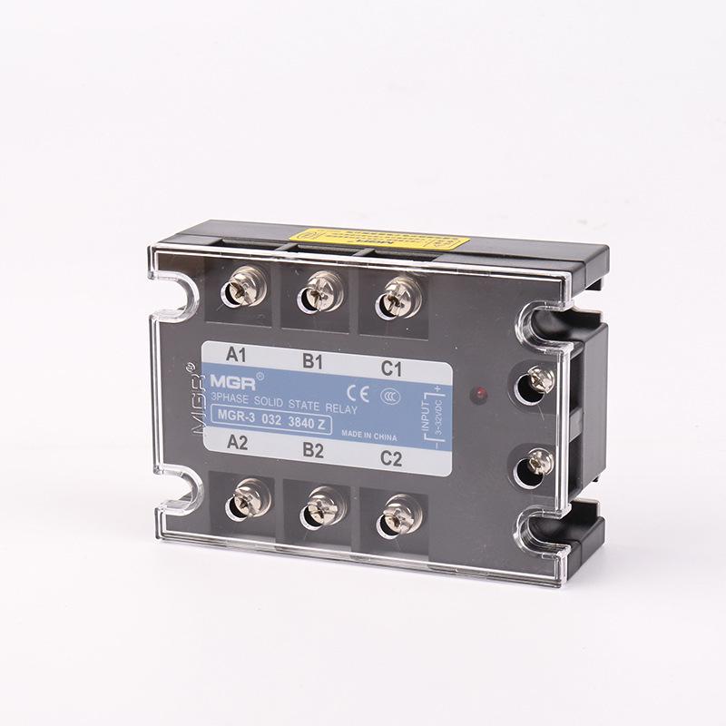 Three-phase Solid State Relay MGR-30323840Z, DC-Controlled, AC 20A/25A/10A/60A/120A