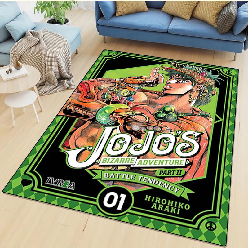 1Pc Jojo′s Bizarre Adventure Rug - Home carpet Office Decorative Carpet For Living Room Bedroom Door Mat Floor Rug Computer Chair Area Rug