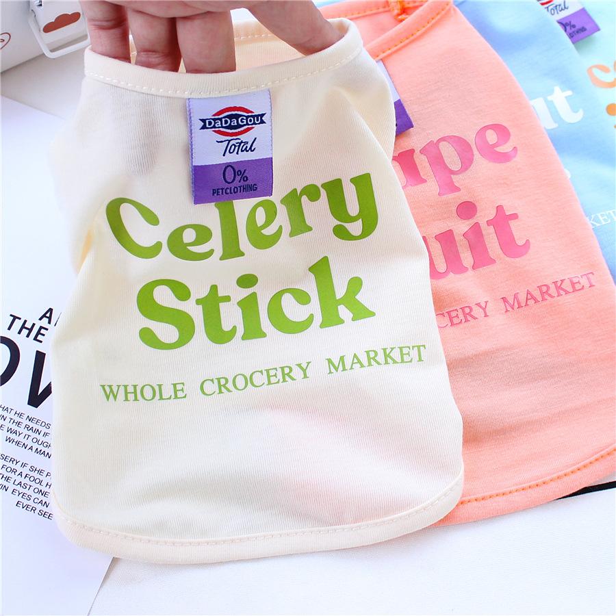 Модная майка-жилет с принтом сфинкса, летняя уютная одежда для домашних животных для кошек, футболки Katten Garfield, одежда для питомцев, ropa para gatos