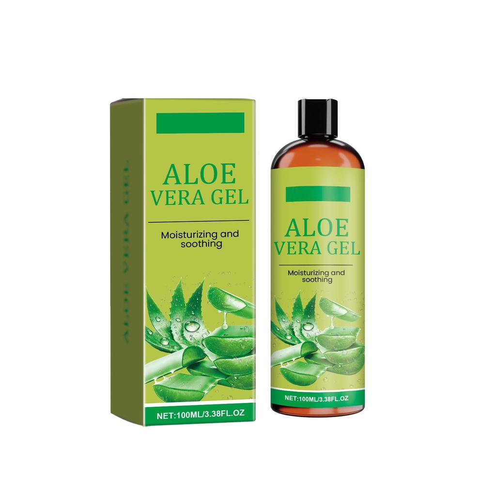 Aloe Gel Moisturizing Skin Nourishing Hair Body Face Smooth Refreshing Gel 100ml