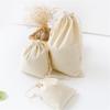 N185 Cotton Drawstring Storage Bags - Blank Solid Color Tea Gift Bags