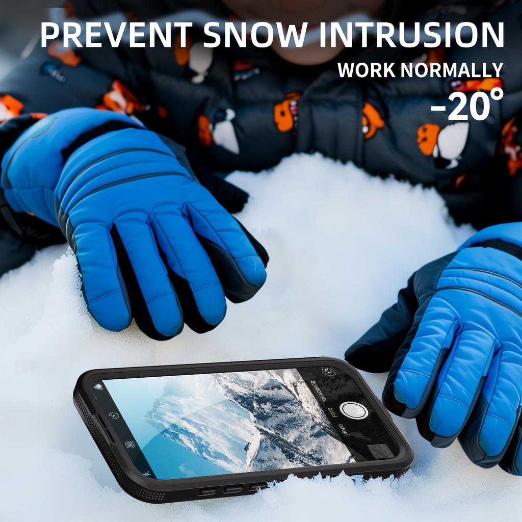 Водонепроницаемый магнитный чехол IP68 для IPhone 17 Air 16 Pro Plus ProMax Ударопрочный 360 Полное покрытие Корпус повышенной прочности Погружение Плавание На открытом воздухе