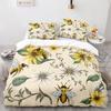 Home Textile Bee Quilt Cover Digital Printing Three-Piece 3D