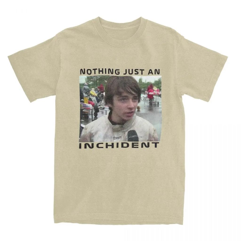 Потрясающие футболки Just An Inchident Charles Leclerc для мужчин и женщин, чистые футболки, одежда с принтом