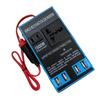1500W Car Power Inverter with 4 USB Port DC12V 24V To AC220V PowerInverters for Vehicle Converter Fast Charging