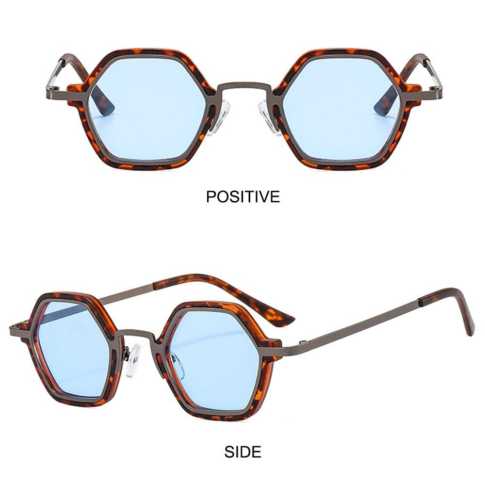 Солнцезащитные очки UV400 с небольшой многоугольной защитой, унисекс, для вождения, панк-тени для женщин и мужчин