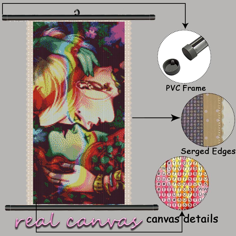 5D DIY Рамка Алмазная картина Встреча Пара Полный квадратный круглый Вышивка крестиком Портрет Мозаика Роза Домашний декор