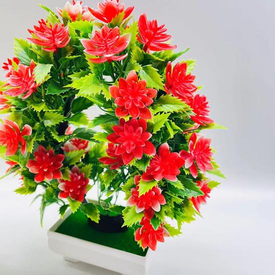 Красивый искусственный бонсай, яркий, 5 цветов, устойчивый к ультрафиолетовому излучению