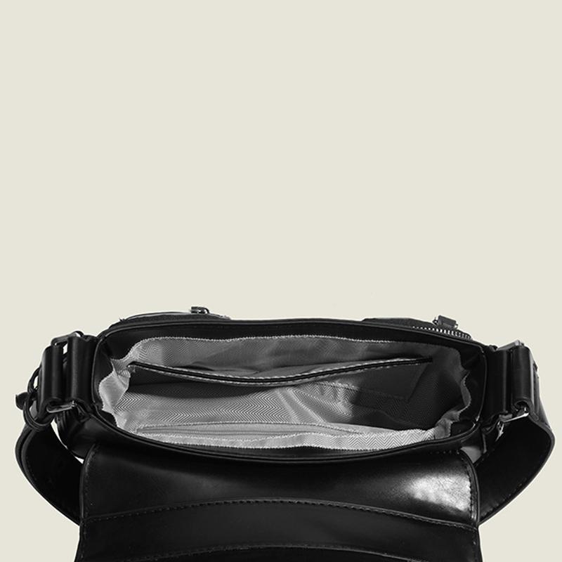 Yogodlns Готическая панк крутая женская сумка подмышки для девочек сумки через плечо модный дизайн из искусственной кожи женские винтажные маленькие сумки-тоут