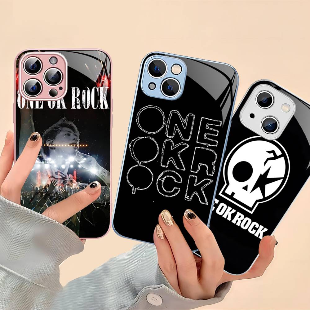 Japanese Rock O-ONE OK ROCK Band Tempered Glass For Iphone 14 13 12 11 Pro Mini XS MAX 14Plus X XS XR Cover