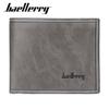 Baellerry Мужской модный двойной держатель для карт Кошелек из искусственной кожи
