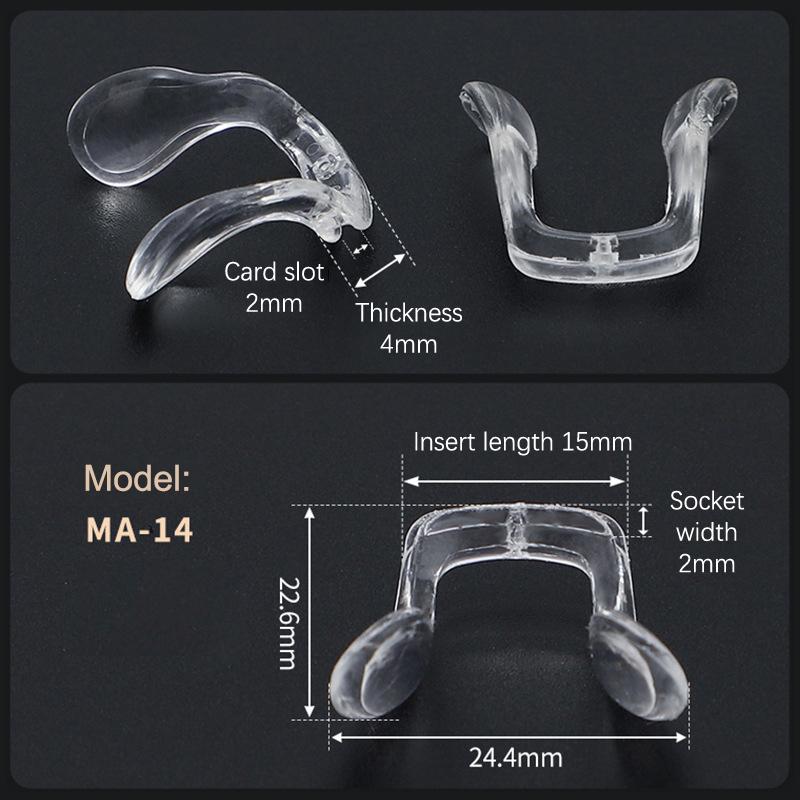 Очки-седловидные Носовые упоры Цельный зажим для переносицы Очки с противоскользящим держателем Аксессуары для очков