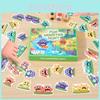 Fun Monster Wood Hunt Desktop Interactive Game Color Match Children Toy Puzzle