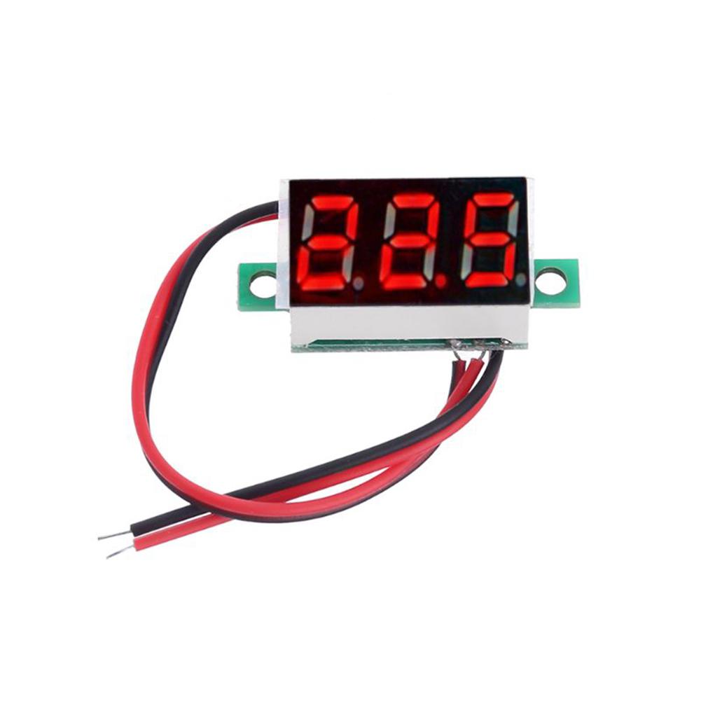 0.36 Inch LED Digital Mini Voltmeter Blue/Red/Green LED Display DC 4.5V-30V Voltage Panel Meter Voltage Tester