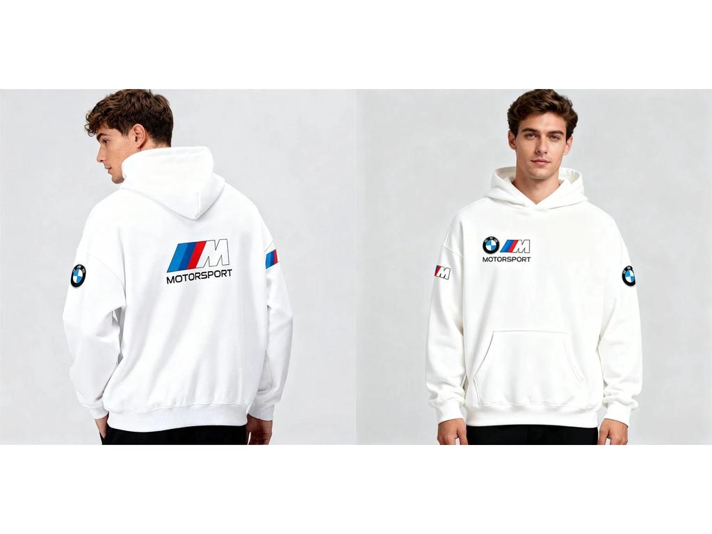 European & American Trendy Unisex Car Print Hooded Sweatshirt