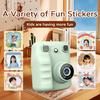 Instant Print Camera 2.4 Inch IPS Screen 1080P Rechargeable Compact Portable Digital Video Camera Children Digital Camera