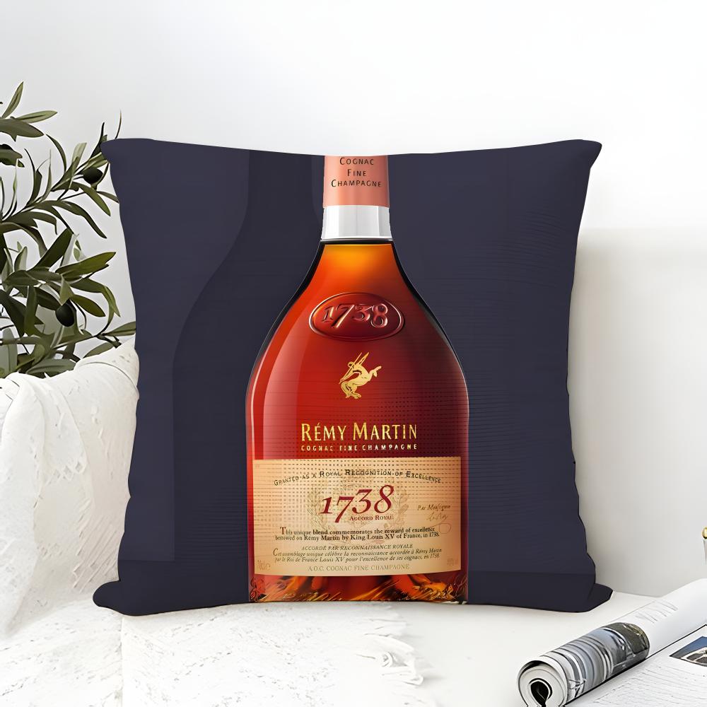 Classic Brandy Brands R-Remy Martin Pillow Case Cotton Linen Fabric Square Zipper Pillowcase Home Decorative Living Room
