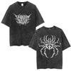 kingdom hearts Washed T shirt 2026 New Model personality Clothes shirt Year round clothing Streetwear Trendy Vintage Breathable