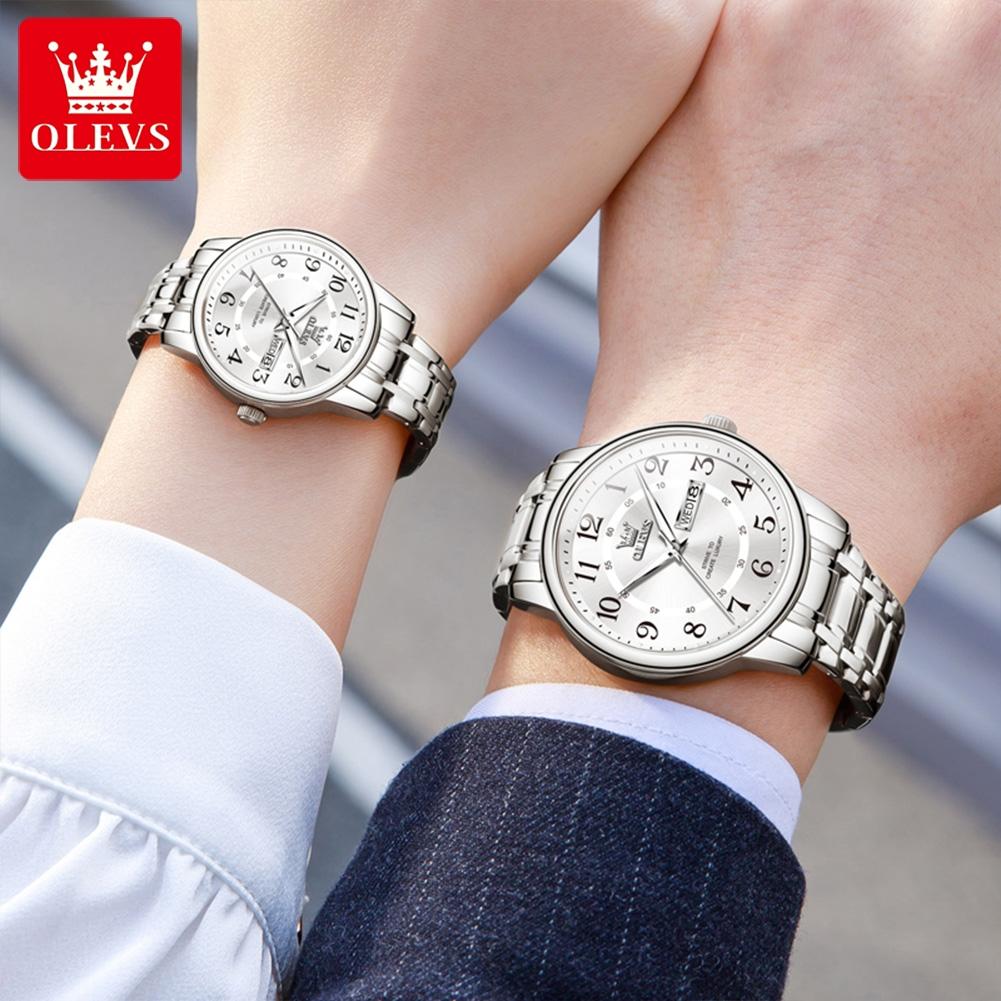 OLEVS Брендовые часы Новые простые кварцевые часы для любителей выражений Нишевые женские часы Женские часы