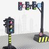 Mini Traffic Signs Road Light Block with Sound LED Children Safety Kids Educational Toys Perfect Gifts