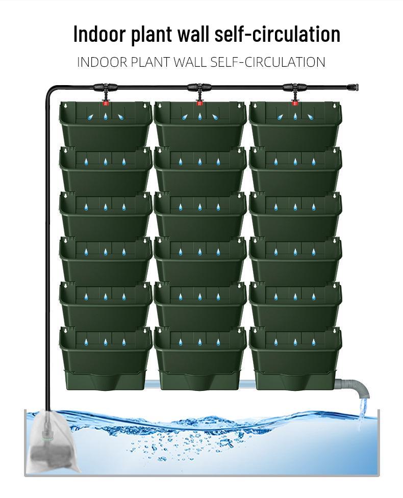 Self-Circulating Silent Water Pump for Indoor Plant Walls, Small Gardens, Fish Ponds, and Tanks