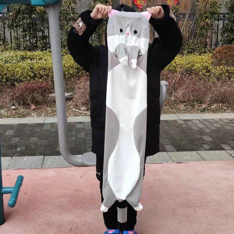 50cm Giant Size Long Cat Plush Toys Soft Cat Skin Coat Popular Birthday Valentine's Gifts Girls Kid's Present