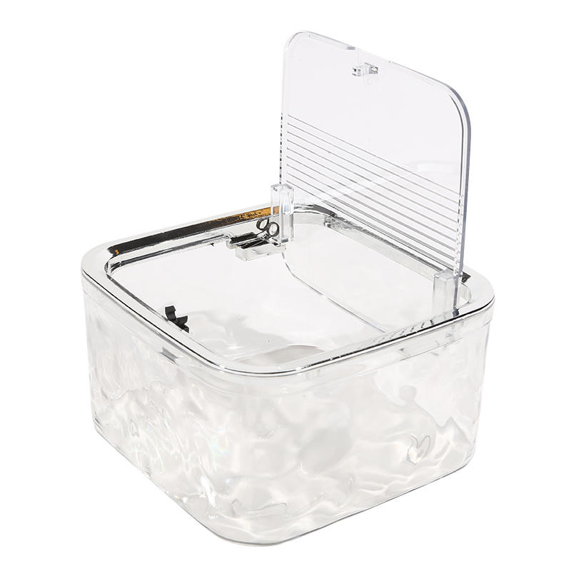 Hair Accessory Storage Box Desktop Girl Hair Clip Hair Ring Hair Clip Rubber Band Transparent Acrylic Sorting Box Storage Basket