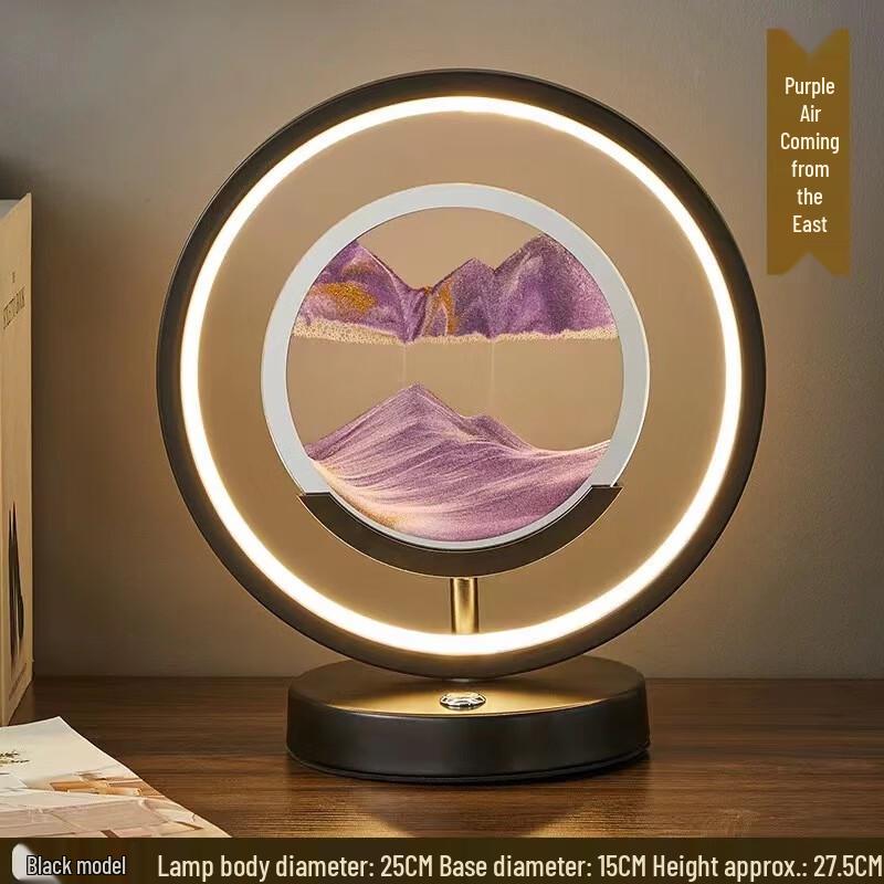 Креативный 3D ночник с живым песком