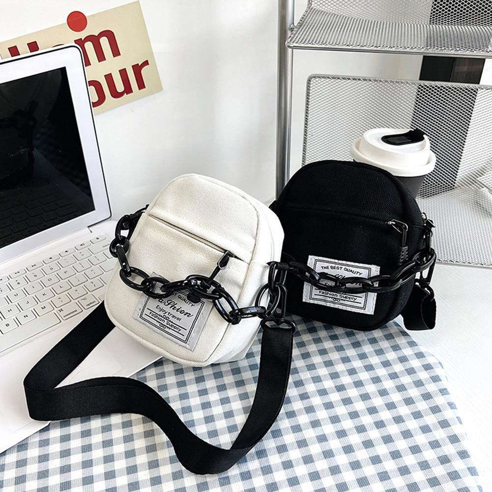 Женская маленькая холщовая сумка через плечо, вельветовая цепочка, дизайнерская сумка для девочки-подростка, сумка через плечо, симпатичная женская сумка-тоут