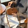 Женская Сумка на Плечо из Натуральной Замши и Коровьей Кожи Мягкая Кожаная Универсальная Женская Сумка Кросс-боди Модная Роскошная Женская Дизайнерская
