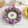 Вязаный подстаканник Роза Цветок Подставки под чашки Вязаная салфетка-подставка Цветочный букет Подставка под чашку Кружка Кофе Подставка под кружку Подарок на День Матери