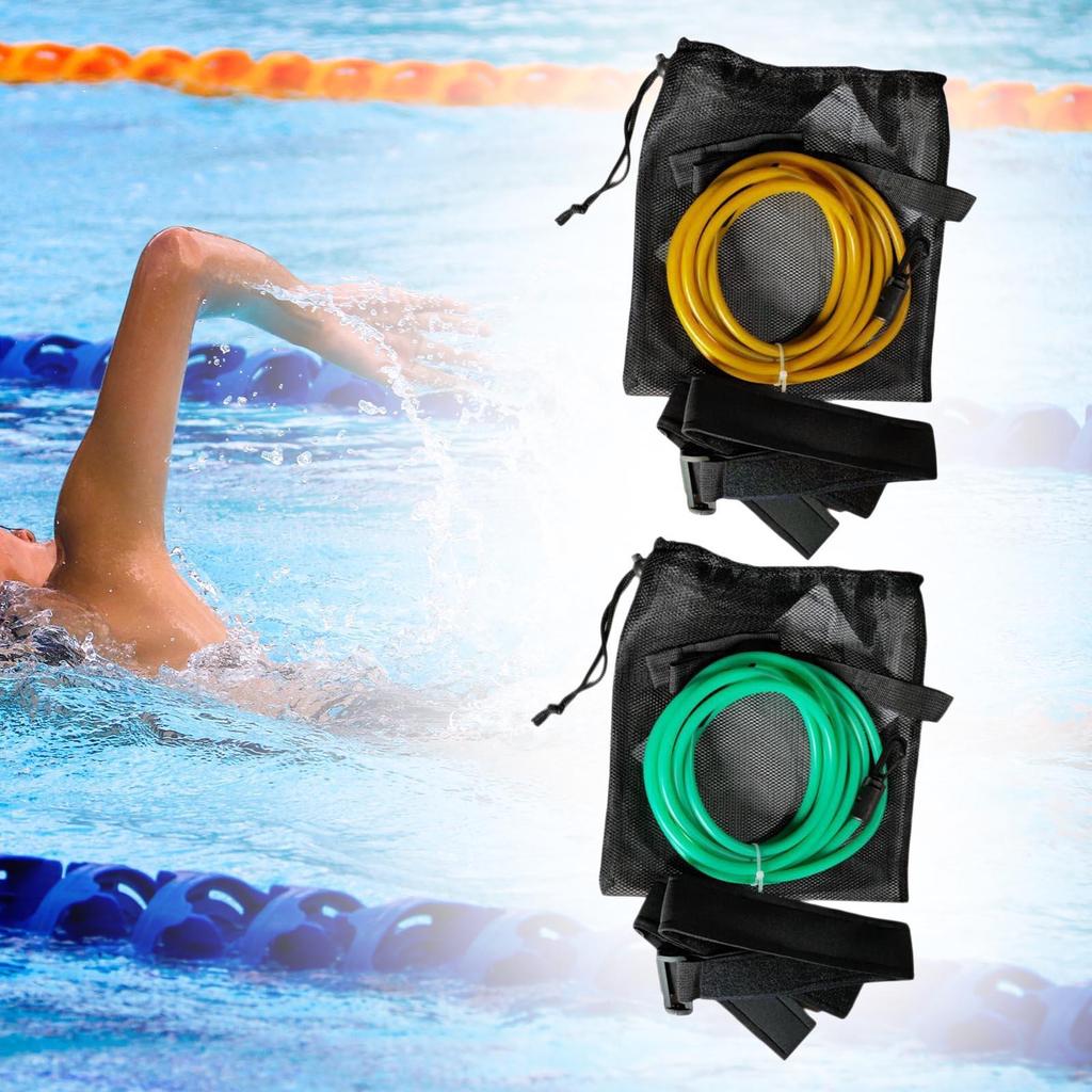 Swimming Resistance Belt Swim Training Leash for Children Athletes Women Men