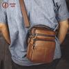 Мужская сумка-мессенджер из натуральной кожи в стиле ретро для бизнеса и отдыха